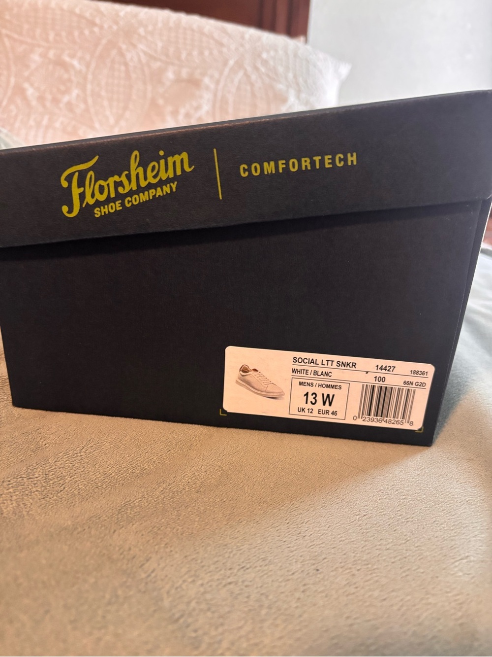 Florsheim WHITE SOCIAL SNEAKER